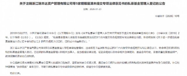 私募史上最重罚单，瑞丰达及相关责任方共被罚超4100万元