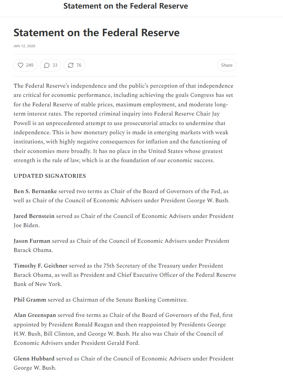 鲍威尔遭刑事调查 全球多国央行声援 共和党关键参议员“反水”:反对特朗普所有人事任命 鲍威尔遭刑事调查 全球多国央行声援 共和党关键参议员“反水”:反对特朗普所有人事任命